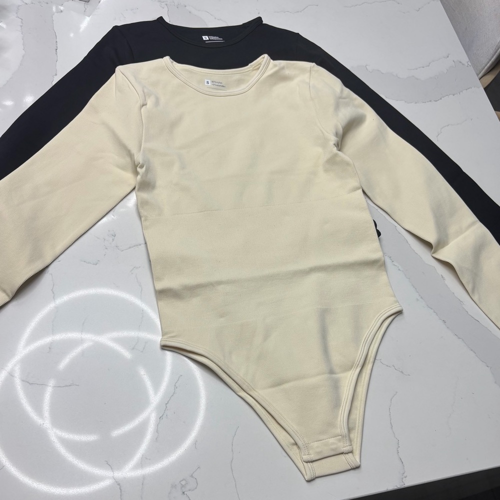 Formfitting Longsleeve Bodysuit Pack of 2